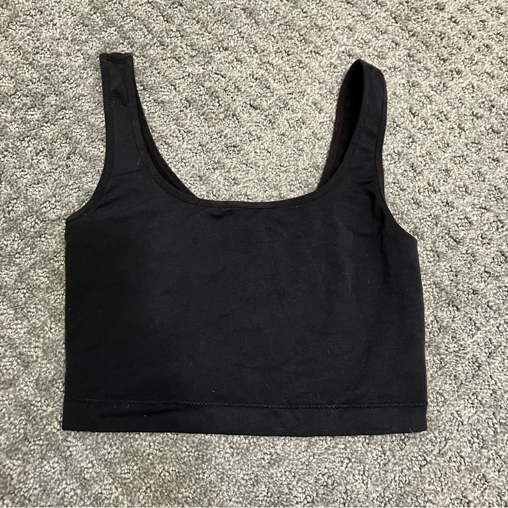 B.DY Garage Black Bodycon Crop Top